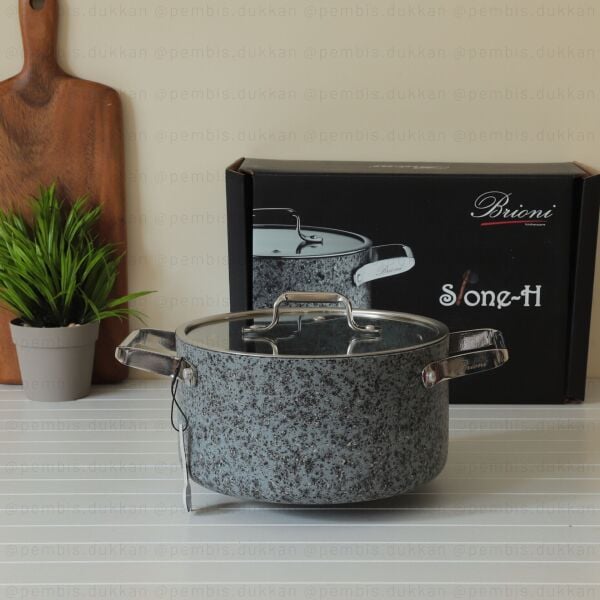 BRİONİ STONE-H 20 CM DERİN TENCERE