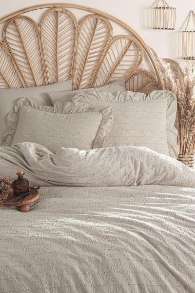 RESİTAL ÇİFT KİŞİLİK BRODELİ NEVRESİM TAKIMI - VİZON