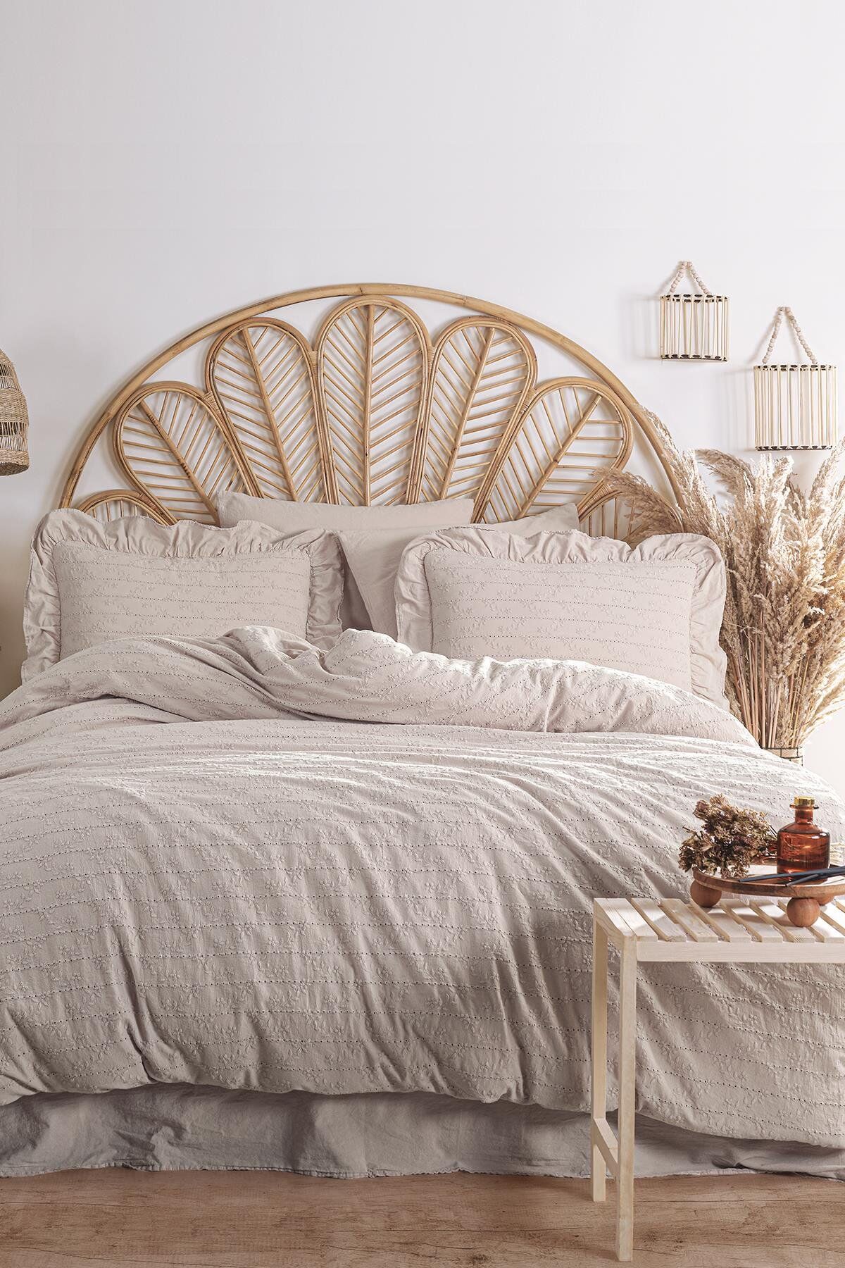 RESİTAL ÇİFT KİŞİLİK BRODELİ NEVRESİM TAKIMI - VİZON