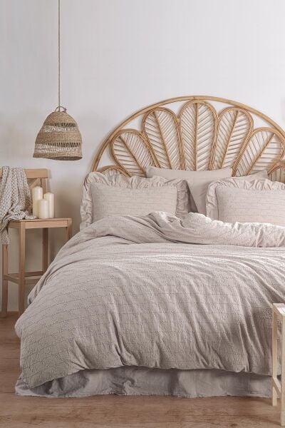 RESİTAL ÇİFT KİŞİLİK BRODELİ NEVRESİM TAKIMI - VİZON