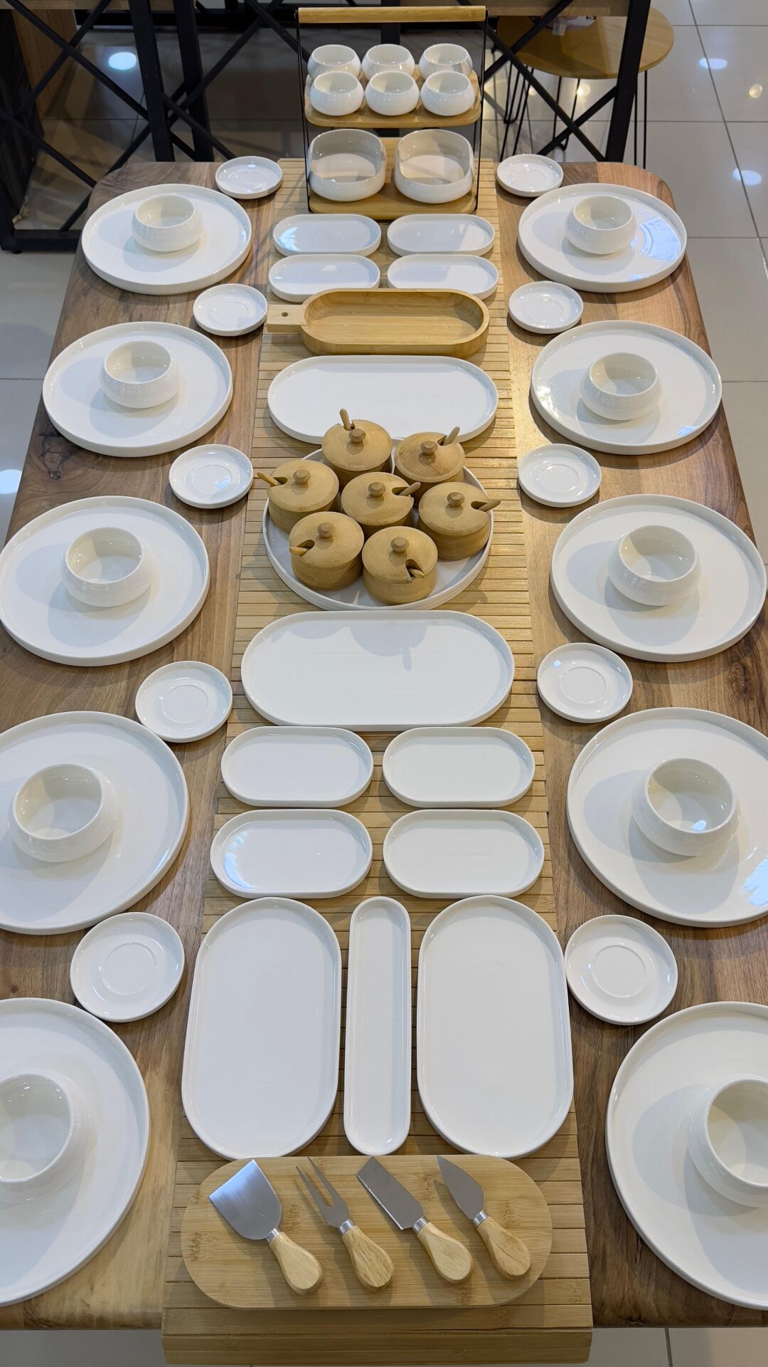 BAMBU PORSELEN KAHVALTI SET NO 13 ( KİŞİ ADEDİ SEÇİNİZ )