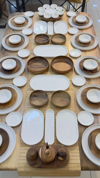 AKASYA & PORSELEN KAHVALTI SET NO 10 (KİŞİ ADEDİNİ SEÇİNİZ)